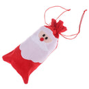 Red Wine Bottle Cover Bags Snowman Santa Claus Christmas Decoration Xmas Sequ JR