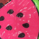 watermelon sequins patch sew on patch for diy clothing applique badge stickBX