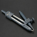 Students 7 in 1 Black Clear Plastic Ruler Compass Geometric Drafting Tool S A8Z7
