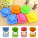 6 Pcs Boiled Egg Sushi Rice Mold Mould Bento Maker Sandwich Cutter Home Decor 3C