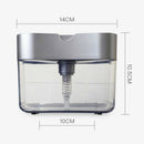 2pcs Kitchen Dish Soap Dispenser and  Sponge Holder Soap Caddy Rust proof