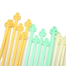 30 Mini coffee tea spoon disposable plastic stir sticks stirrer bar  TEUS