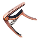 Zinc Alloy Guitar Capo Tuner Trigger Quick Change Key Clamp Bronze
