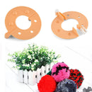 8pcs Wool Knitting Loom Plush Ball Pompom Maker Yarn Weaver Needle Kit Craft Set
