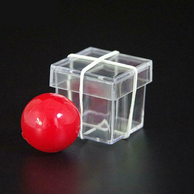 Ball Through Box Illusion Magic Conjuring Prop Magician Trick Game Toys