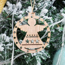 3pcs Nordic Style Christmas Tree Angel Elk Santa Claus Pendant (JM01563)