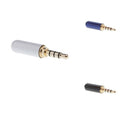 3.5mm 1/8 inch Male Repair headphone Stereo Jack Plug Metal Audio Soldering &