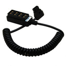 Hub D-Tap Male To 4-Port Female Cable Splitter Spring Line For Anton Battery