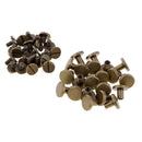 40 Sets Chicago Screws 8mm   Spot Leather Nail Rivet Button Studs