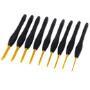 9pcs Soft Handle Aluminium Crochet Hooks Knitting Needles Set Case 2mm-6mm