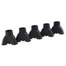 5Pcs Anti-skid and Wear-resisting Rubber Crutch Tips Walking Stick End Feet