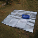 200x200cm Lightweight Dual Side Aluminum Foil Camping Blanket Picnic Beach Mat