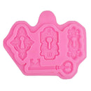 Locks & Key Molds Fondant Cake Silicone Molds Sugarcrafts Chocolate Baking To_