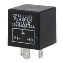 LED INDICATOR FLASHER RELAY REPEATER E.L.B 3PIN CAR MOTORCYCLE Z9U4