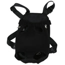 Black Dog Pet Cat Carrier Backpack Bag Net Adjustable M R1U9