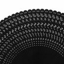 Bamboo Fan Patterned Openwork Dragonfly Pocket Fan Gift Decoration - Black V8V2