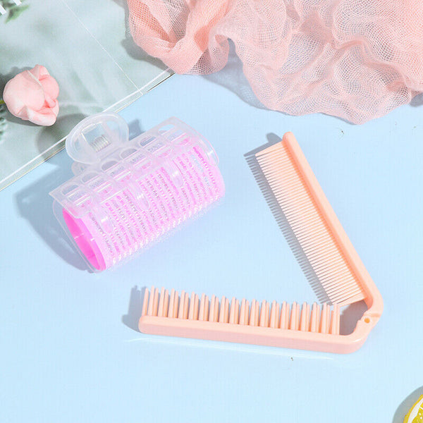 2pcs Bangs Hair Curler Clip Roller Waves Curl Air Bangs Hairstyle DIY Salo Ew