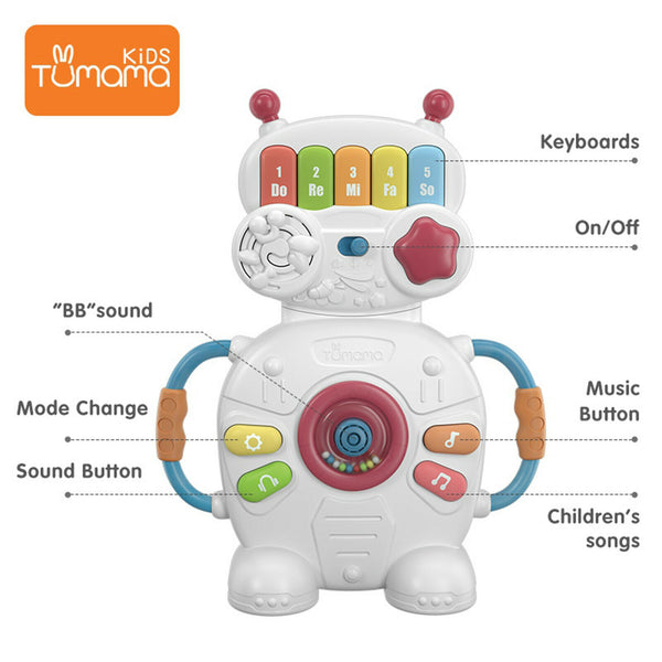 Musical Toys Robot Piano Baby Piano Musical Toys Musical Baby Toys Infant