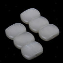 6 Pcs Beautiful Guitar Tuner White Pearloid Acrylic Buttons