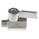 Stainless Steel 304 Ball Valve 1/4" Inch NPT Male X Female Small Mini Valve3C