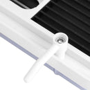Largre Bathroom Pole Shelf Shower Storage Caddy Rack Organiser White Tray H B7M0