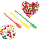 3pcs/set Dental Plastic Wax Spatula Spoon Lab Instruments Double Ended ATAU JC,a