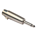 Professional 6.35mm 1/4 Inch Mono Male Plug to 3 Pin XLR Female Jack Mono Audio