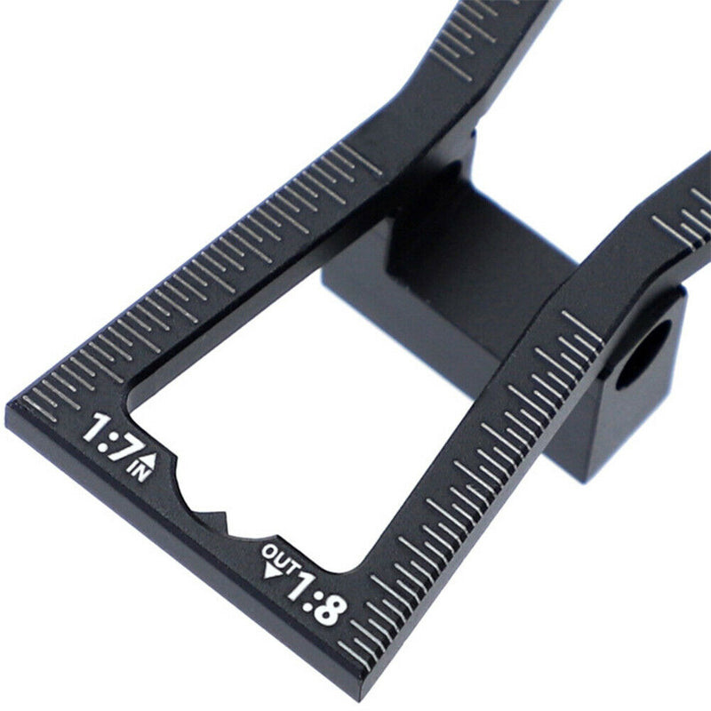 Dovetail Marker Woodworking Gauge Guide Tool With Scale Carpentry Aluminum Alloy