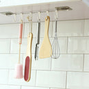 6 Hook Suction Cup Shelf Hooks Kitchen Gadgets Cupboard Home Organizer Stor Gw