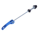2x bicycle quick release axle clamping lever safety set axis Blue I2G1