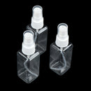 5pcs 50ml Transparent Spray Bottles Portable Bottle Travel Container Refilla Hn