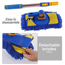 Car Wash Brush Cleaning Mop 180 Degree Rotating Retractable Long Handle Bro
