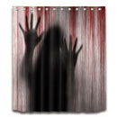 Halloween Bloody Hands Shower Curtain Bathroom Waterproof Shower Curtain Le