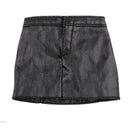 1/6 PU Leather Skirt Clothing for 12'' HT  Kumik CY CG Girl Body Black