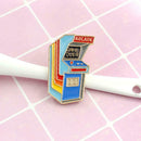 Cartoon Cute Game Machine Brooches Jacket Badges Hat Scarf Decor Jewelry A