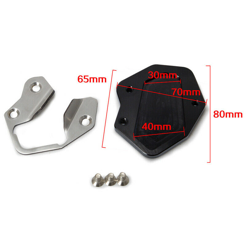 Kickstand Sidestand Support Plate Extension Enlarger Pad for Triumph Tiger