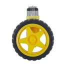 1:48 Pneumatic Tire Wheel with DC 3-6V Gear Motor for Arduino Smart Car Rob M6J5