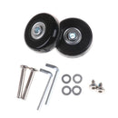 2pcs Luggage Suitcase Replacement Wheels Axles Repair Parts 50*21mm 3C