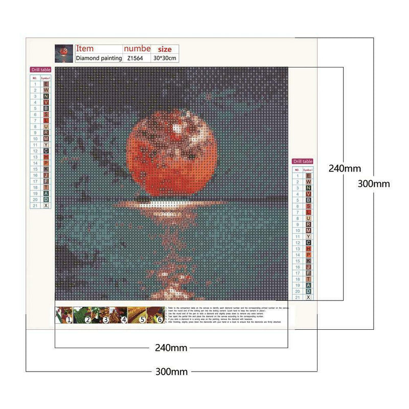 5D DIY Full Drill Diamond Painting Moon Embroidery Mosaic Craft Kit (z1564)