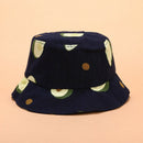 Parent-Child Hat Small Fresh Literary Avocado Fisherman Hat Women Summer Ou