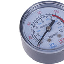 Bar Air Pressure Gauge 13mm 1/4 BSP Thread Double Scale For Air Compressor OZ