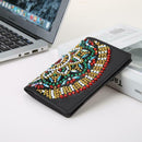 DIY Special Shaped Diamond Painting PU Leather Passport Protective Cover