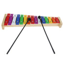 1 Pack Xylophone Sound Brick Colorful 15 Keys Mini Glockenspiel for Children