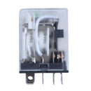 JQX-13F LY2 DC 12V Coil 8-Pin DPDT Green LED Electromagnetic Relay O2J9