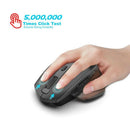 Hxsj 2.4G Receiver Wireless Game Mouse Adjustable 2400Dpi 6 Buttons Recharg O2A5