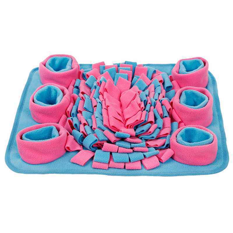 Dog Snuffle Feeding Mat Washable Pet Training Mat Sniffing Soft Fleece Pad