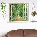 Wall Tattoo of a False Window Decorative Poster Wall Paper