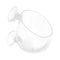 2 pcs Hanging Planter Glass Pot Holder for Aquarium Aquascaping   Tank