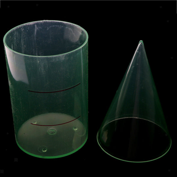 Cylinder Cone Volume Demonstration Kit for Mathematic Teaching Aid - Large