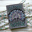 DIY Peafowl Special Shaped Diamond Painting 50 Pages A5 Notebook Sketchbook